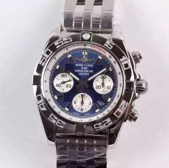 Breitling mechanical chronograph series AB011011c788. Mechanical chronograph, mechanical men's watch, 316l pure stainless steel, sapphire mirror. Stainless steel strap, solid bottom case diameter: 44 mm(replica watch)