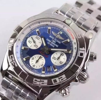Breitling mechanical chronograph series AB011011c788. Mechanical chronograph, mechanical men's watch, 316l pure stainless steel, sapphire mirror. Stainless steel strap, solid bottom case diameter: 44 mm(replica watch)