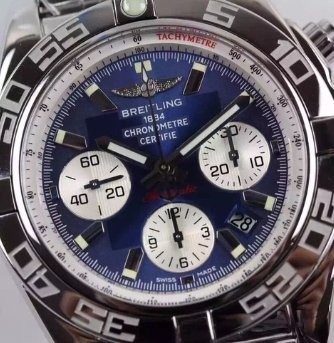 Breitling mechanical chronograph series AB011011c788. Mechanical chronograph, mechanical men's watch, 316l pure stainless steel, sapphire mirror. Stainless steel strap, solid bottom case diameter: 44 mm(replica watch)