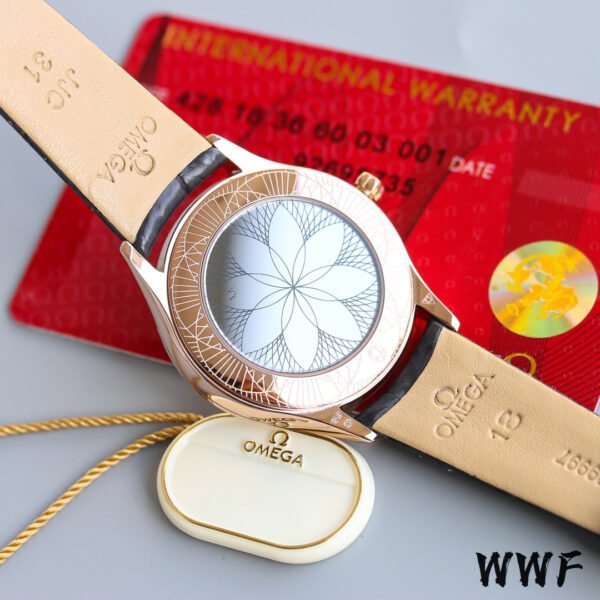 Omega De Ville series 428.58.36.60.02.001 quartz women's watch diameter: 36mm(replica watch)
