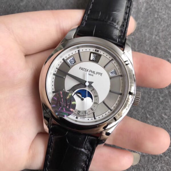 Patek Philippe Complex Function Chronograph 5205G-001 Mechanical Men's Watch Diameter: 40mm Thickness: 12.5mm (Replica Watch)