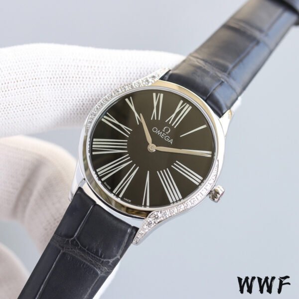 Omega De Ville series 428.18.36.60.03.001 quartz women's watch diameter: 36mm (replica watch)