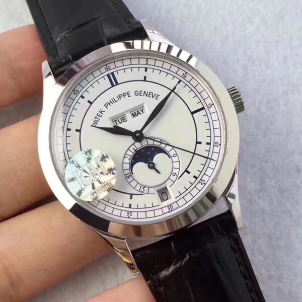 Patek Philippe Complex Function Timepiece Series 5396G Platinum Watch Mechanical Men's Watch Diameter: 38.5mm (Replica Watch)
