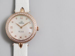 Omega De Ville series 424.58.27.60.55.002 quartz women’s watch diameter: 27.4mm thickness 8.8mm (replica watch)