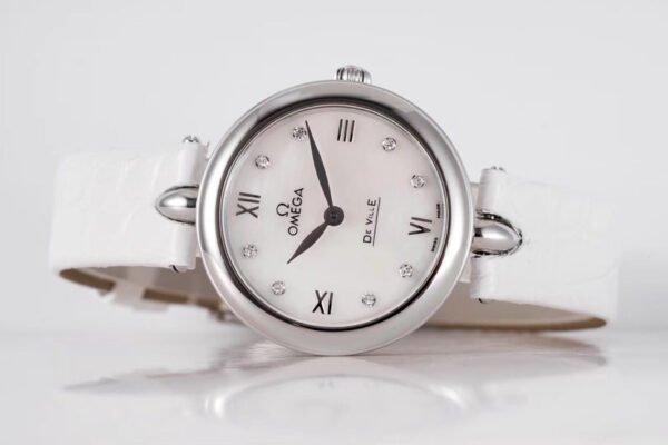 Omega De Ville series 424.58.27.60.55.001 quartz women’s watch diameter: 27.4mm thickness 8.8mm (replica watch)
