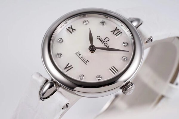 Omega De Ville series 424.58.27.60.55.001 quartz women’s watch diameter: 27.4mm thickness 8.8mm (replica watch)