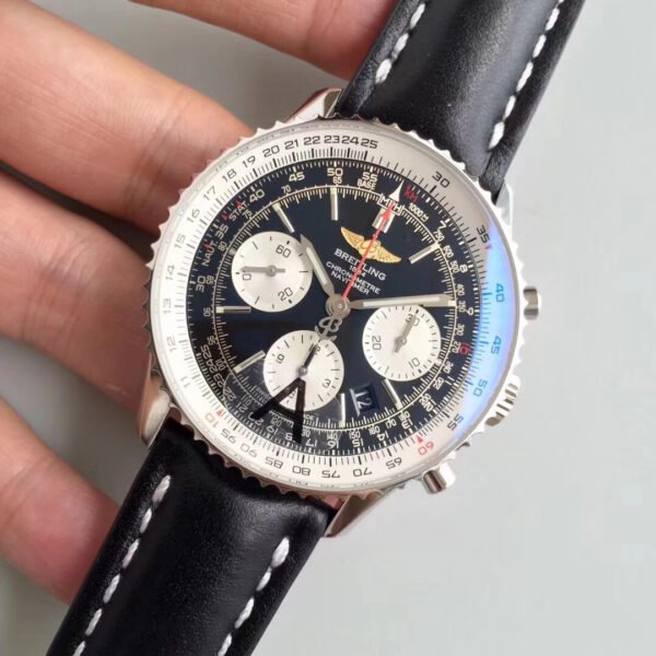 Breitling Aviation Chronograph Series AB012012/BB01/435X/A20BA.1 Watch Mechanical Men's Watch 7750 Fully Automatic Chronograph Movement Diameter 43 mm(replica watch)