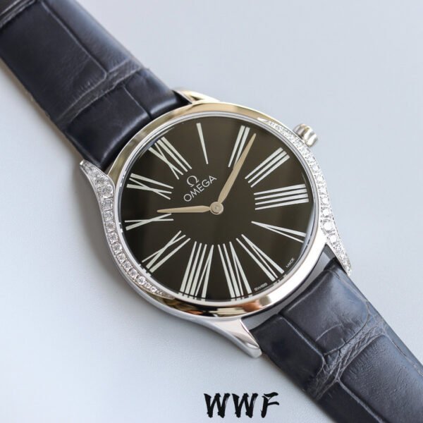 Omega De Ville series 428.18.36.60.03.001 quartz women's watch diameter: 36mm (replica watch)