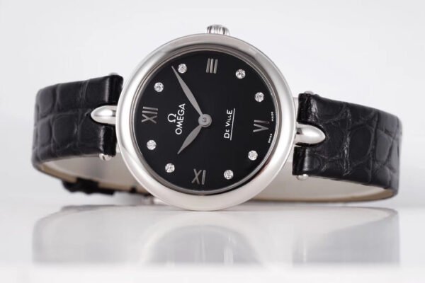 Omega De Ville series 424.58.27.60.55.001 quartz women’s watch diameter: 27.4mm thickness 8.8mm (replica watch)