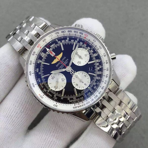 Breitling Navitimer AB012012/BB01 (Navitimer stainless steel bracelet) men's watch diameter 43mm(replica watch)