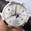Patek Philippe Complex Function Timepiece Series White Gold White Face Annual Calendar 5396G-011 324 S QA LU 24H/303 Movement Mechanical Men's Watch Diameter 40mm (Replica Watch)