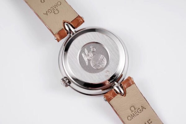 Omega De Ville series 424.58.27.60.55.001 quartz women’s watch diameter: 27.4mm thickness 8.8mm (replica watch)