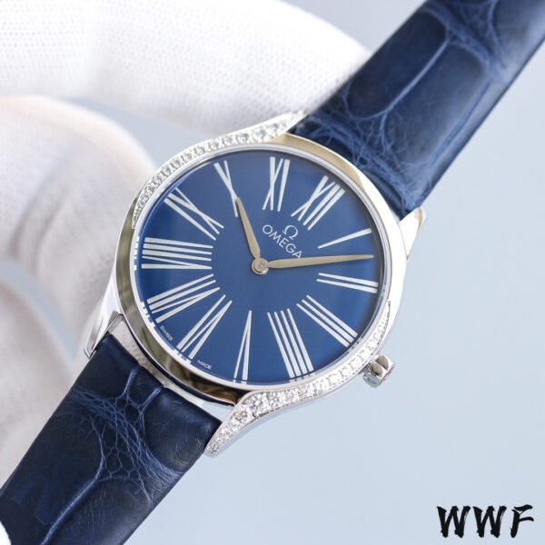 Omega De Ville series 428.18.36.60.03.001 quartz women's watch diameter: 36mm (replica watch)