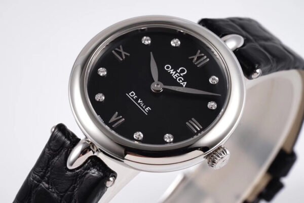 Omega De Ville series 424.58.27.60.55.001 quartz women’s watch diameter: 27.4mm thickness 8.8mm (replica watch)