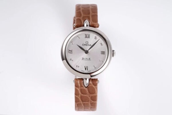 Omega De Ville series 424.58.27.60.55.001 quartz women’s watch diameter: 27.4mm thickness 8.8mm (replica watch)