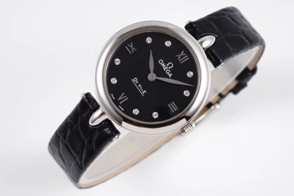 Omega De Ville series 424.58.27.60.55.001 quartz women’s watch diameter: 27.4mm thickness 8.8mm (replica watch)