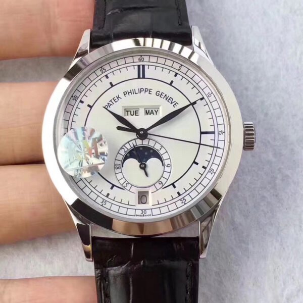 Patek Philippe Complex Function Timepiece Series 5396G Platinum Watch Mechanical Men's Watch Diameter: 38.5mm (Replica Watch)