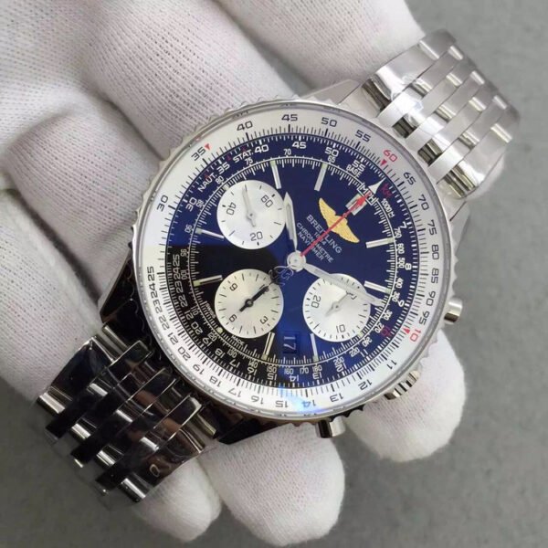 Breitling Navitimer AB012012/BB01 (Navitimer stainless steel bracelet) men's watch diameter 43mm(replica watch)