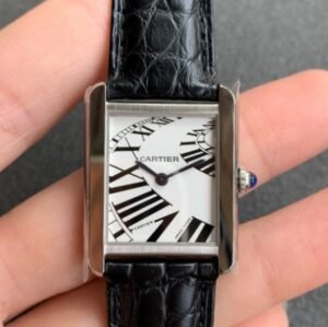 Cartier Tank Series W5200017 Quartz Women's Watch Diameter 34mm(replica watch)