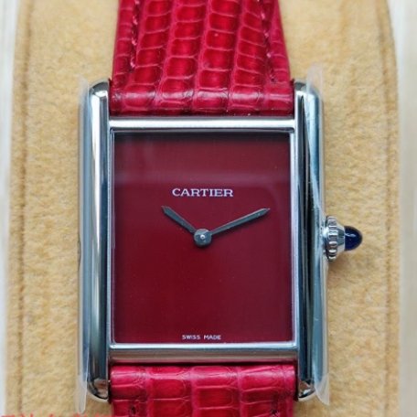 Cartier Tank series WSTA0054 quartz women's watch diameter 33.7mm×25.5mm/29.5mm×22mm(replica watch)