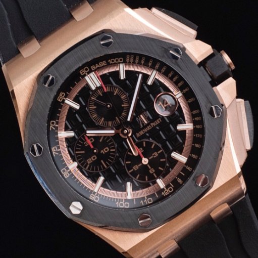 Audemars Piguet Royal Oak Offshore Series 26401RO.OO.A002CA.02 Mechanical Men's Watch Diameter 44mm(replica watch)