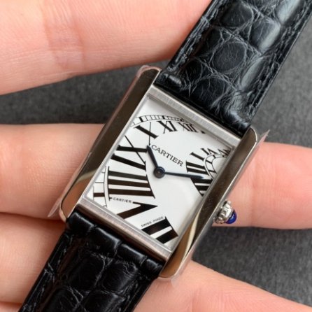Cartier Tank Series W5200017 Quartz Women's Watch Diameter 34mm(replica watch)