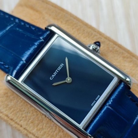 Cartier Tank series WSTA0055 quartz women's watch diameter 33.7mm×25.5mm/29.5mm×22mm(replica watch)