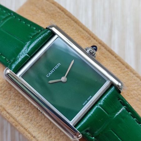 Cartier Tank series WSTA0056 quartz women's watch diameter 33.7mm×25.5mm/29.5mm×22mm(replica watch)