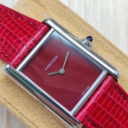 Cartier Tank series WSTA0054 quartz women's watch diameter 33.7mm×25.5mm/29.5mm×22mm(replica watch)