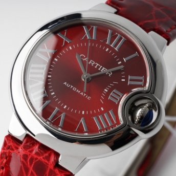 Cartier WSBB0022 Chinese Red Mechanical Women's Watch Diameter 33mm(replica watch)
