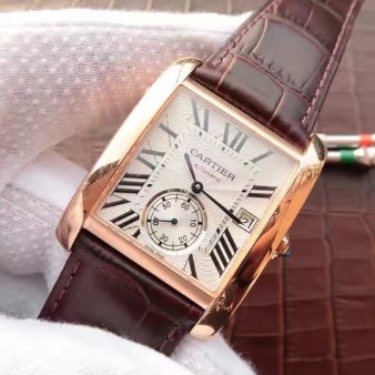 Cartier Tank Series W5330001 Watch Mechanical Men's Watch Size: 34mm*44mm(replica watch)