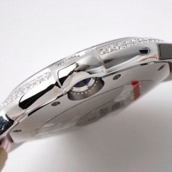 Cartier BALLONBLEU series WE902035 belt mechanical women's watch diameter 33mm(replica watch)