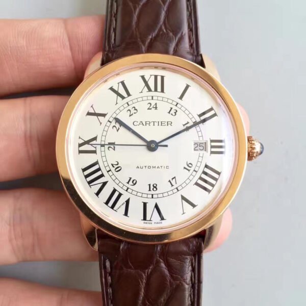 Cartier RONDE DE CARTIER series W6701009 mechanical men's watch diameter 42 mm(replica watch)