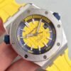 Audemars Piguet Royal Oak Offshore Series 15710ST.OO.A051CA.01 Mechanical Men's Watch Transparent Back Diameter 42mm(replica watch)