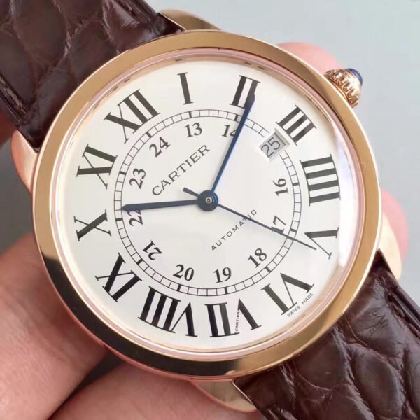 Cartier RONDE DE CARTIER series W6701009 mechanical men's watch diameter 42 mm(replica watch)