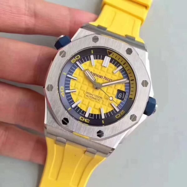 Audemars Piguet Royal Oak Offshore Series 15710ST.OO.A051CA.01 Mechanical Men's Watch Transparent Back Diameter 42mm(replica watch)
